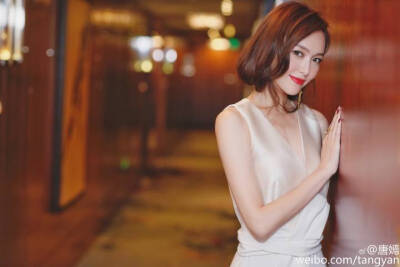 唐嫣。可供背景。