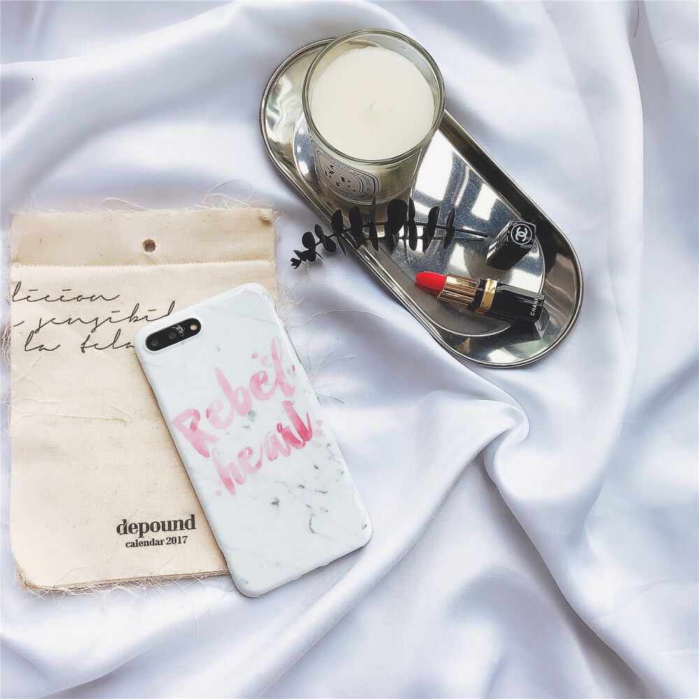 韩风chic风 英文大理石苹果6手机壳iPhone7/6s/plus硅胶潮女软壳