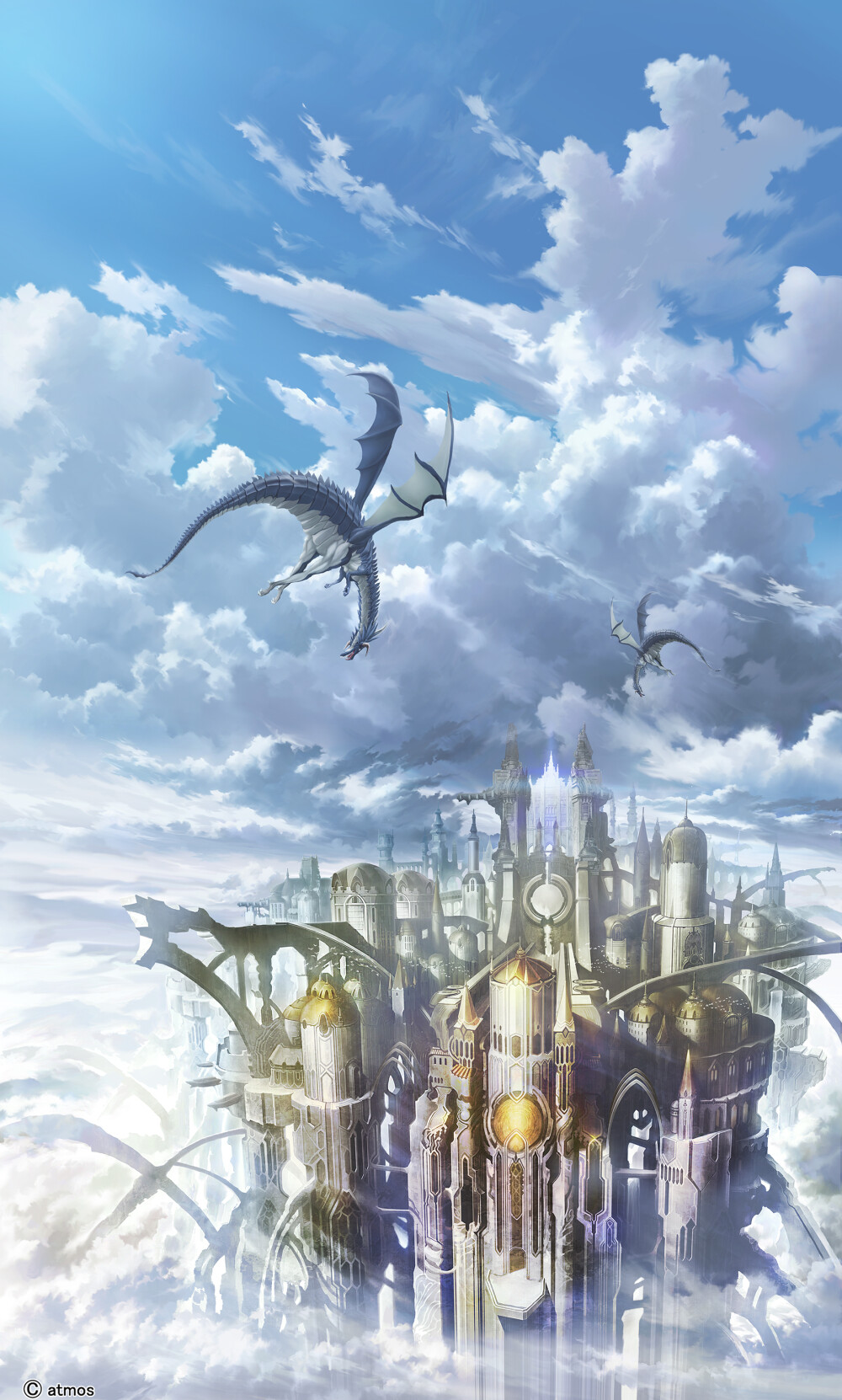 天空中の城 绘师：アトモス 本作品pixiv id= 63699491