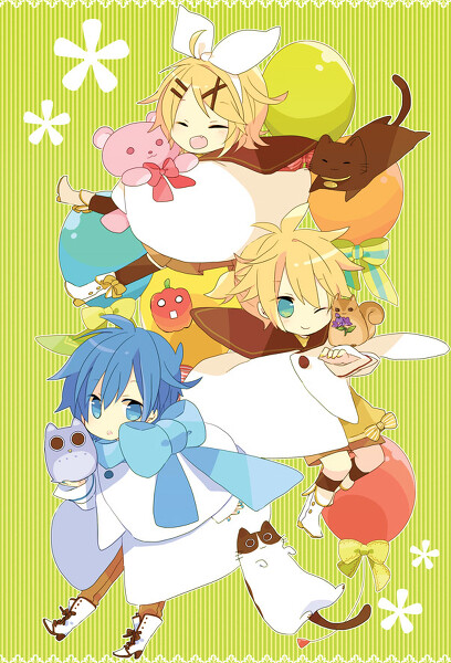 VOCALOID『萌』
KAITO 镜音RIN 镜音LEN
画师：由杞