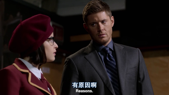 SPN S10E05 Dean
200集特别纪念，“Fan Fiction”。是的官方就是这么不要脸
Dean这身西装也太好看了吧！！！