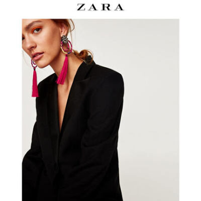 ZARA 女装 包覆环饰耳坠 04319205630