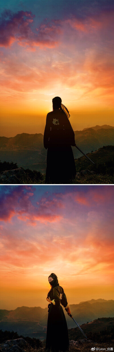 出镜：向向
摄/后：@Leon_良嘉
服装：@道定 墨莲