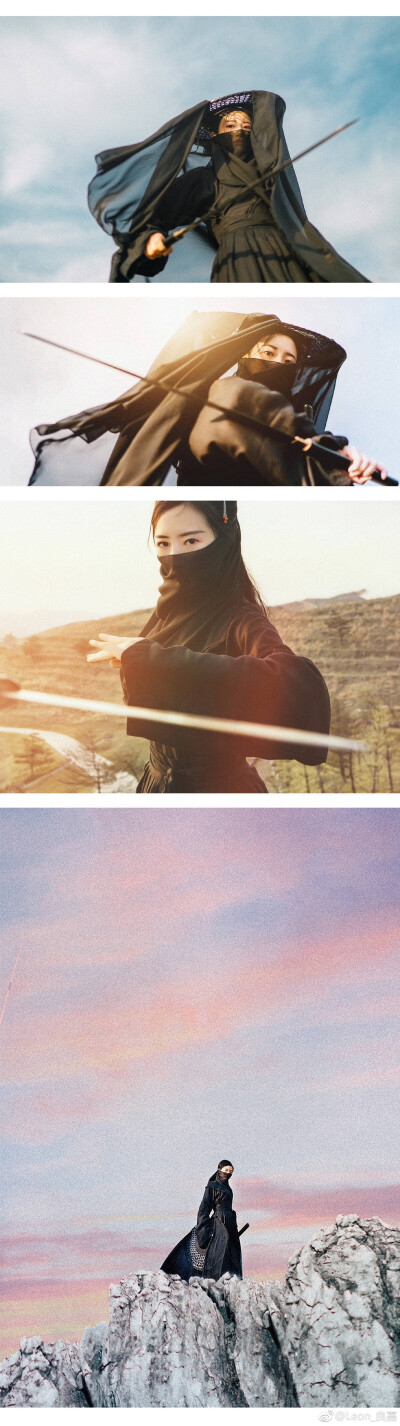 出镜：向向
摄/后：@Leon_良嘉
服装：@道定 墨莲