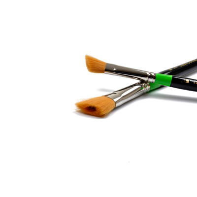 Aura Golden Taklon Brush图案笔系列纹理混合空心刷水彩笔