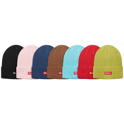 在途 潮玩艺 SUPREME 17SS OVERDYED RIBBED BEANIE 针织毛线冷帽