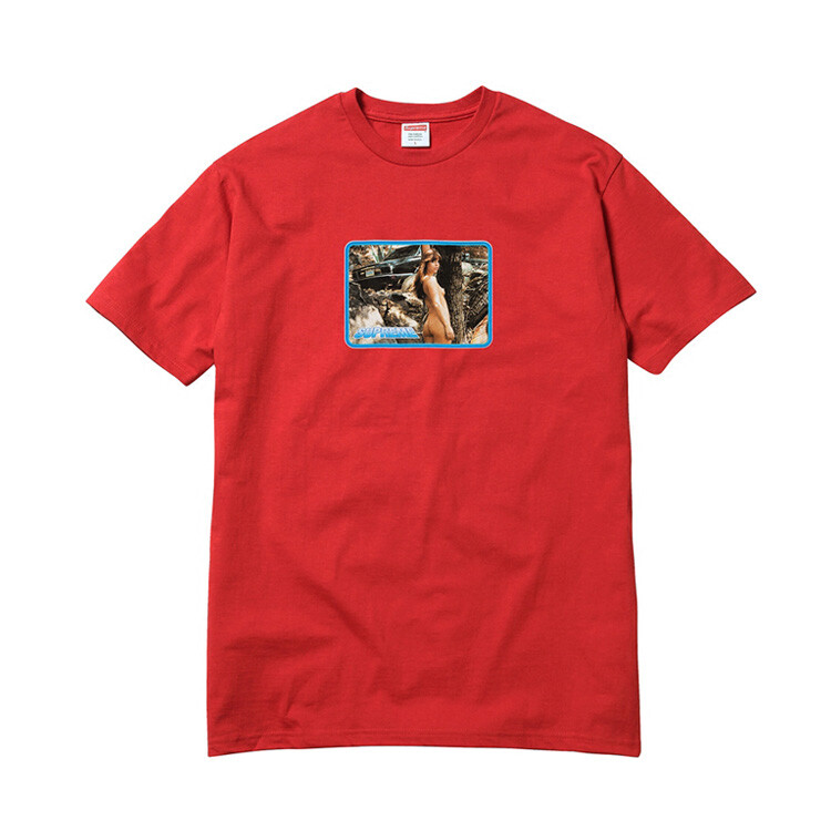 在途 潮玩艺 SUPREME 17SS GIRL TEE 照片box短袖T恤