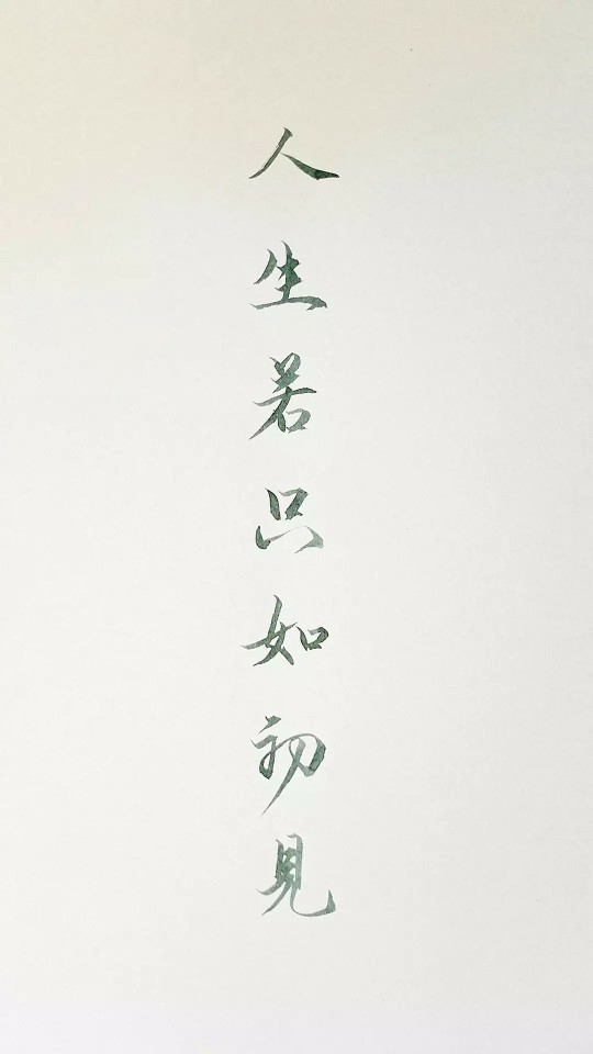 毛笔字