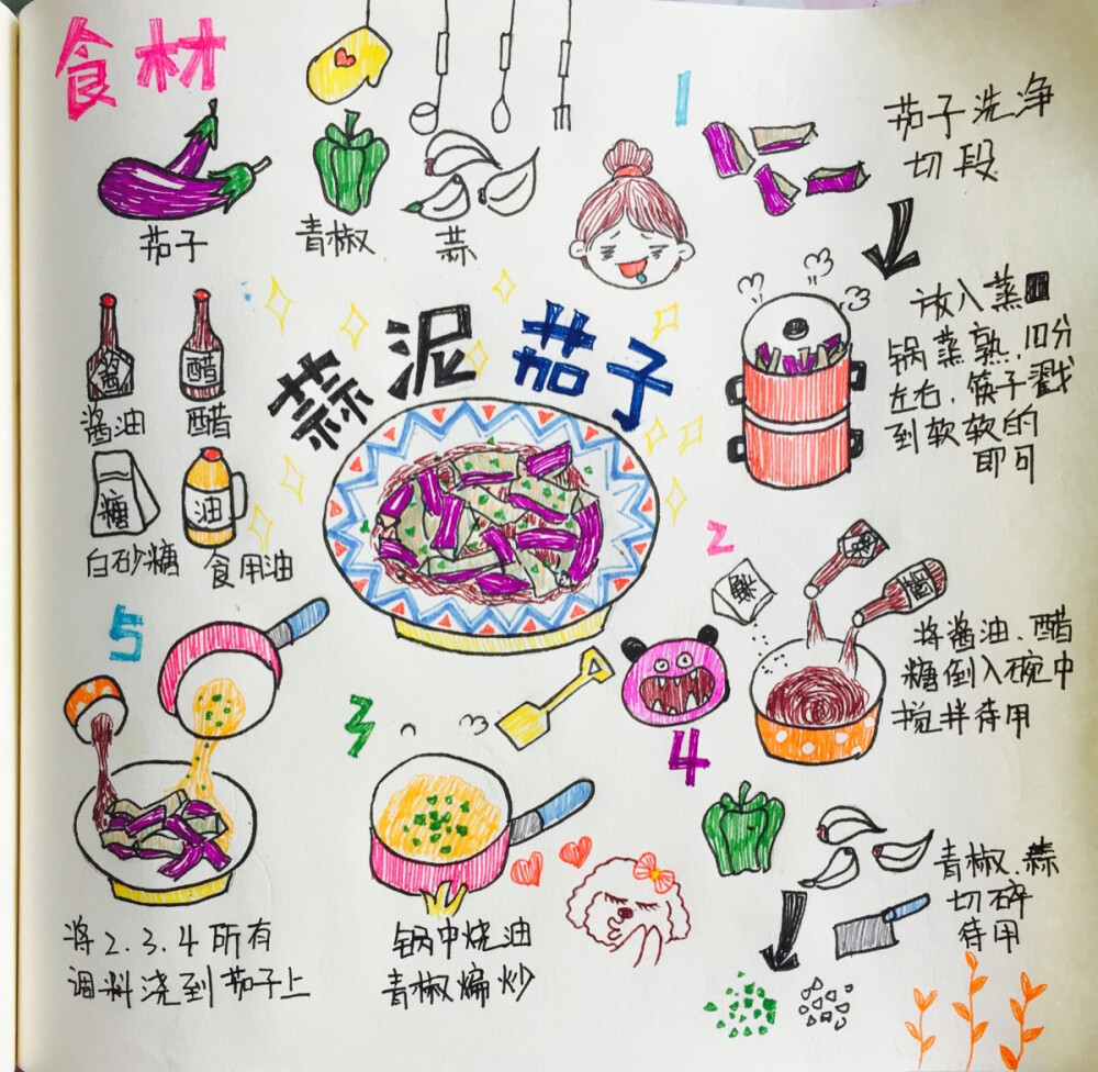 落落教你做蒜泥茄子