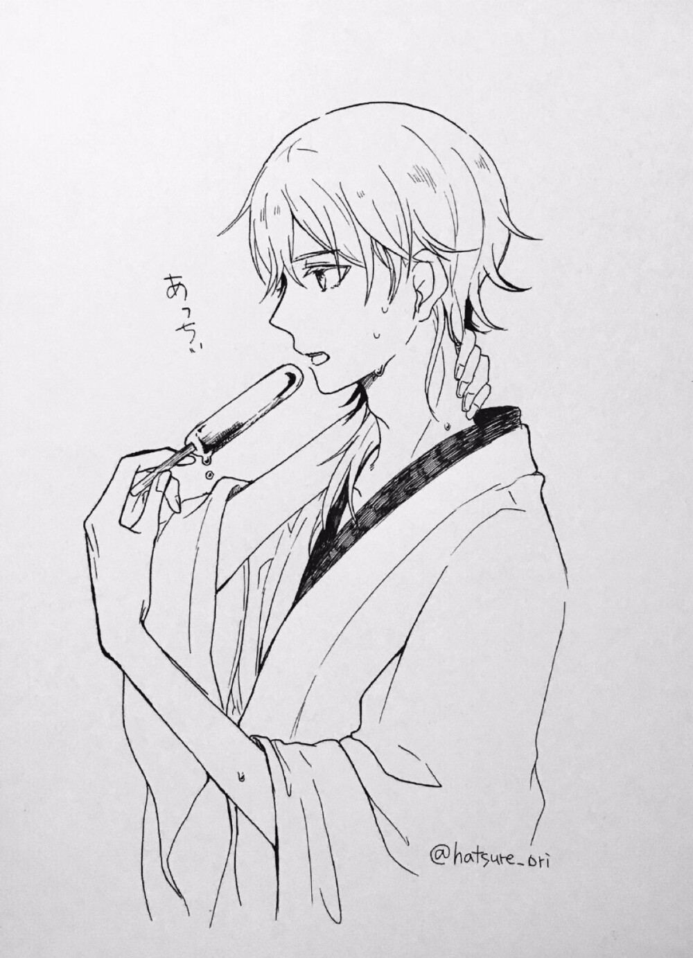 刀剑乱舞鹤丸国永少年夏天转自微博