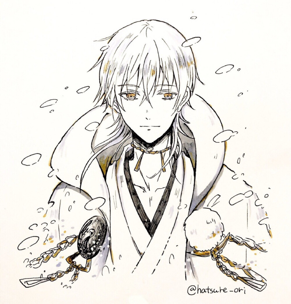 刀剑乱舞鹤丸国永少年唯美转自微博