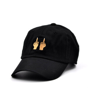 ANY MEMES 美国 Double Bird Dad Hat 中指 弯帽檐 老爹帽