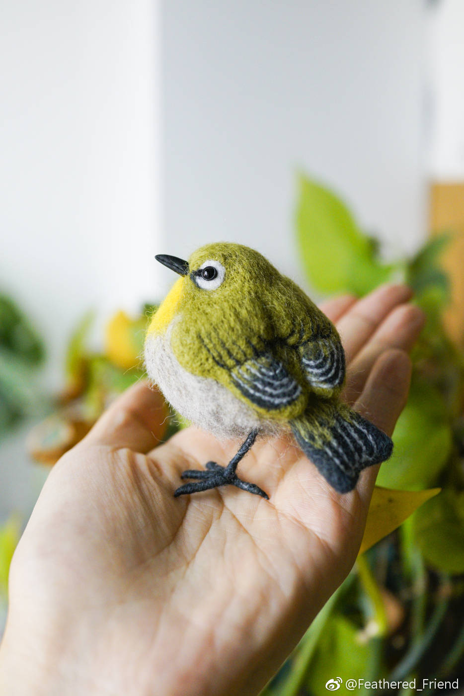 羊毛毡小鸟