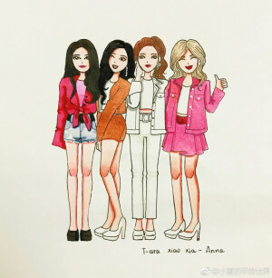 T-ara（티아라）是韩国Core Centens Media于2009年推出的女子流行演唱组合，素有歌谣界的变色龙、神曲制造者、中国电竞女团等称誉。由全宝蓝、李居丽、朴素妍、咸恩静、朴孝敏、朴智妍6名成员组成。名称T-ara源自英文“Tiara”，指想成为歌谣界的“女王”。