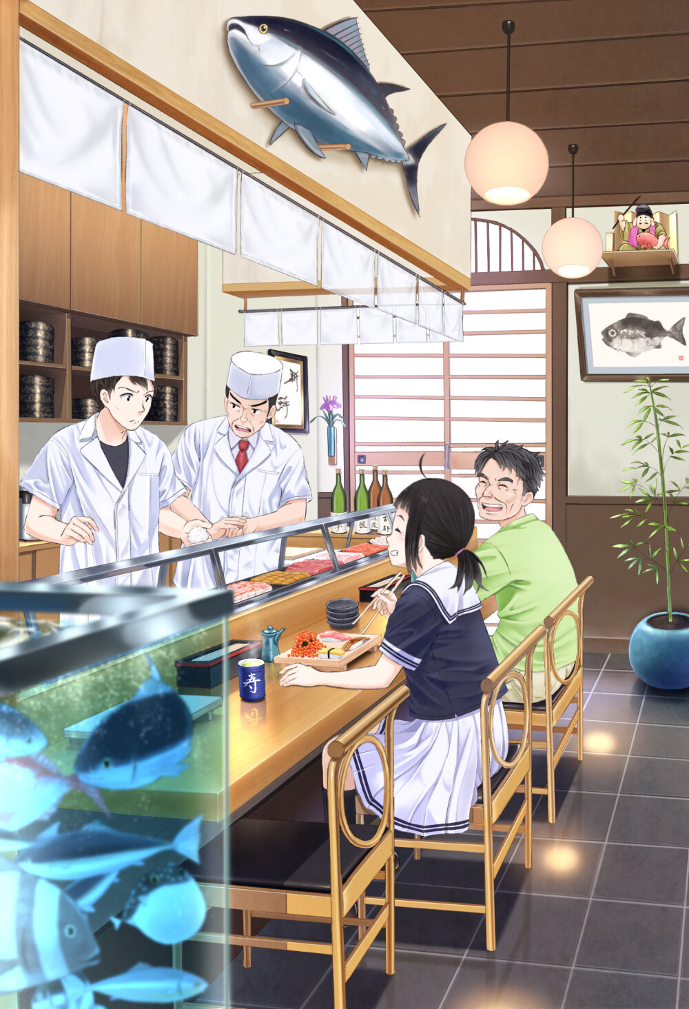 はやく一人前になれるといいね！ 绘师：TAKA 本作品pixiv id= 63808040