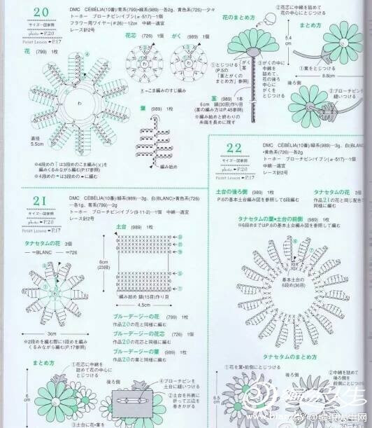 #每日分享 钩针# 炎炎夏日，不想钩织大件时，寻些小物件随手钩来。（图片来自网络） ​​​​