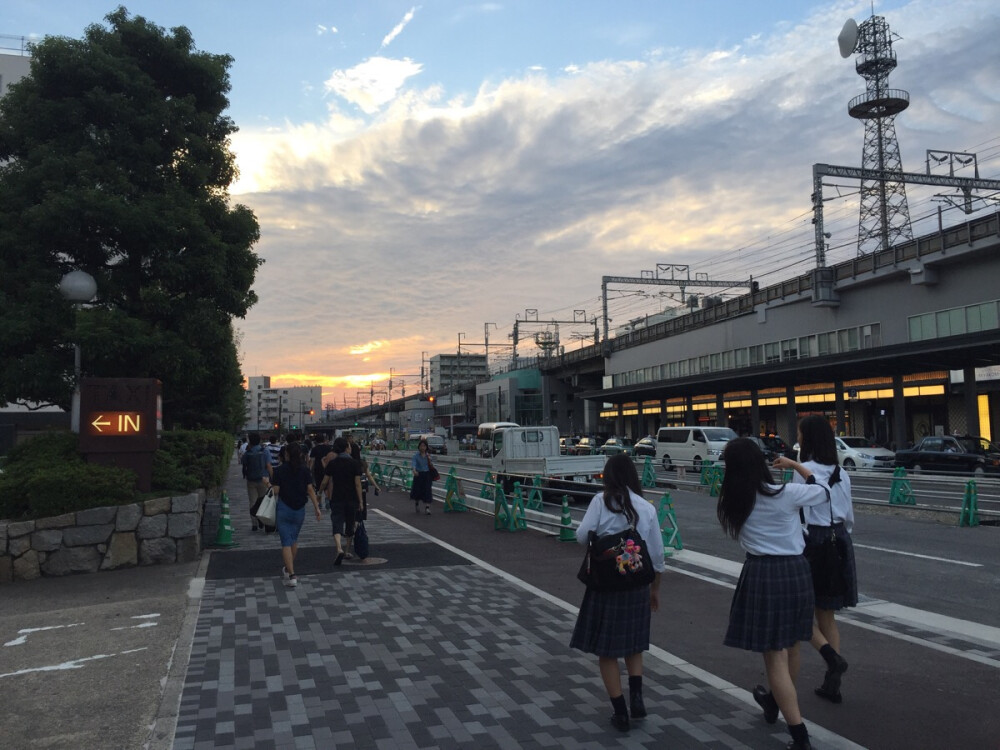 2016.9.1 京都 放学的女学生们