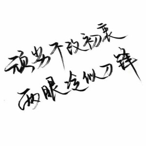 文字/手写/泼墨字/白底