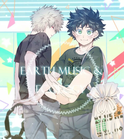 和earth music合作服装
！太可爱了！deku
爆豪有种我家的你看什么看 废久 还不快走的感觉