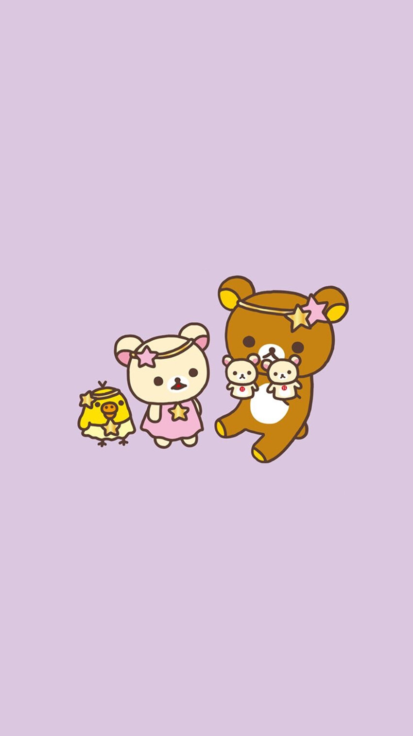 iPhone 壁纸 轻松熊 rilakkuma