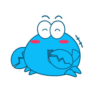螃蟹小蓝表情