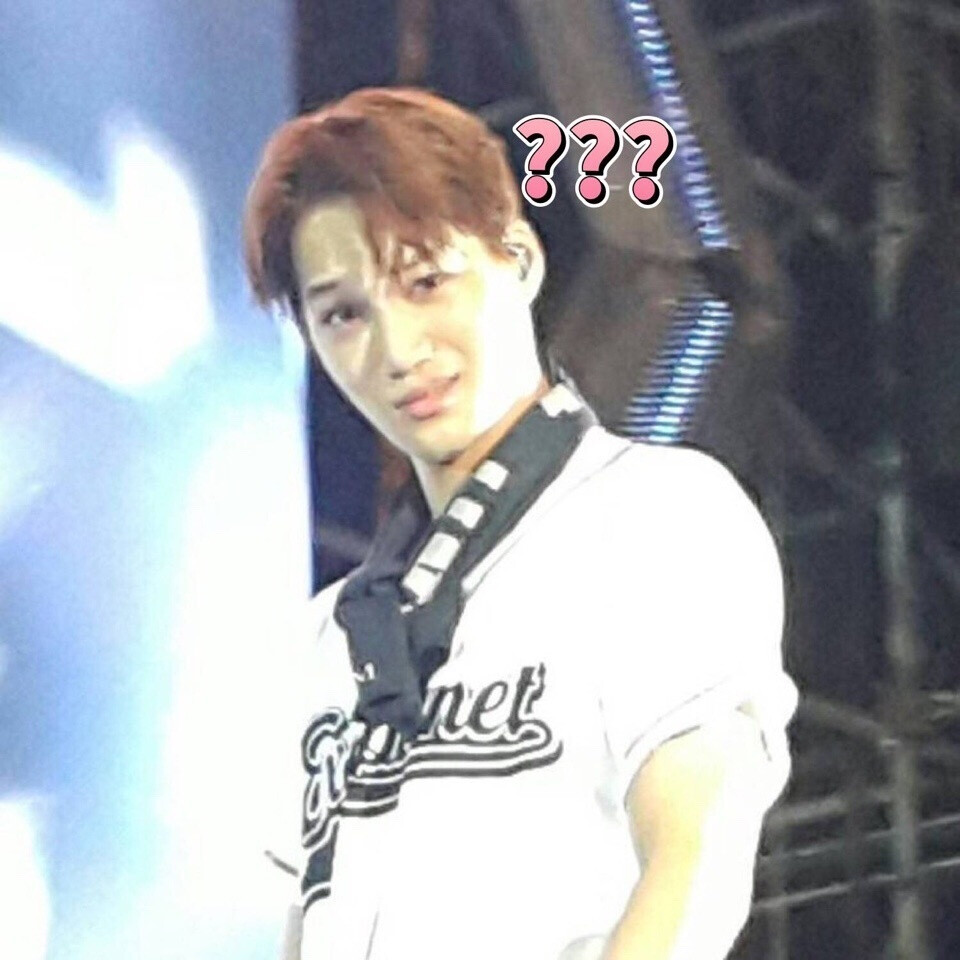 kai 表情包 金钟仁 exo