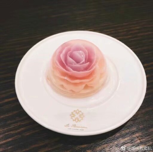 澳洲甜品店La Floraison推出超精美的Flower Jelly ​​​​。甜品.美食.