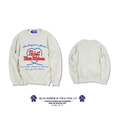 PACKRATS.15AW/OG BLUE RIBBON W-SWEATER L/S