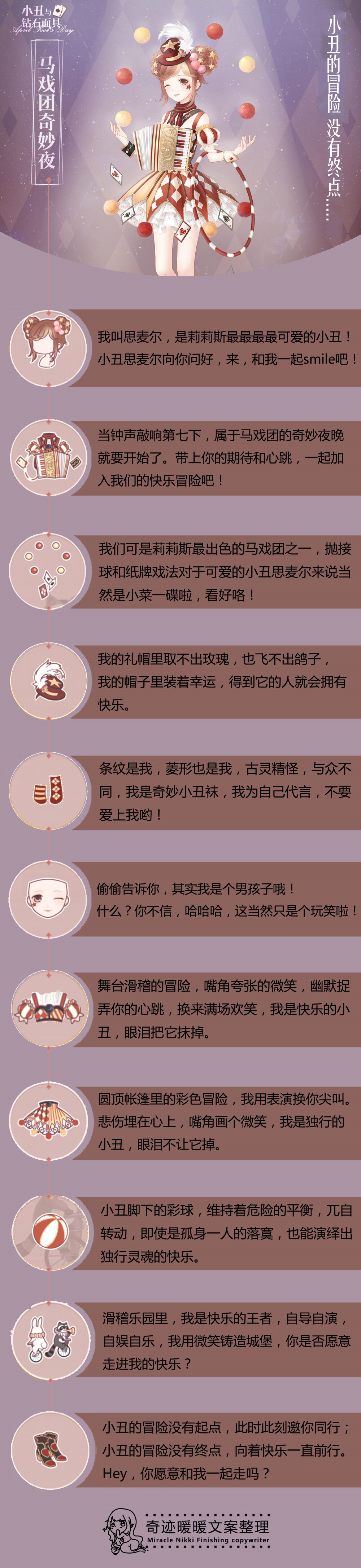 马戏团奇妙夜文案