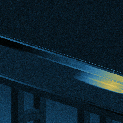 开一夜的灯，蓝蓝的忧郁感，（喜欢这种有质感的冷色）一个住在荷兰的插画师（具体城市不明）画的名叫“Big City Light”的插画作品，没有人的夜晚，只有灯在亮着