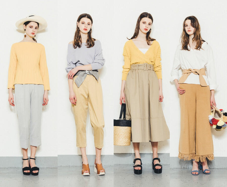 鹅黄色浪漫穿搭参考/