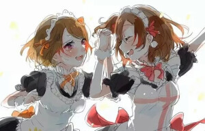 小泉花阳   高坂穗乃果
hanayo      honoka
lovelive