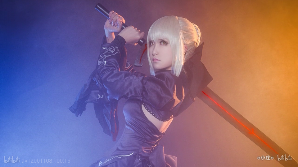 up主:o小庄o
妆娘:晴晴
cos:黑saber
bgm:disilusion