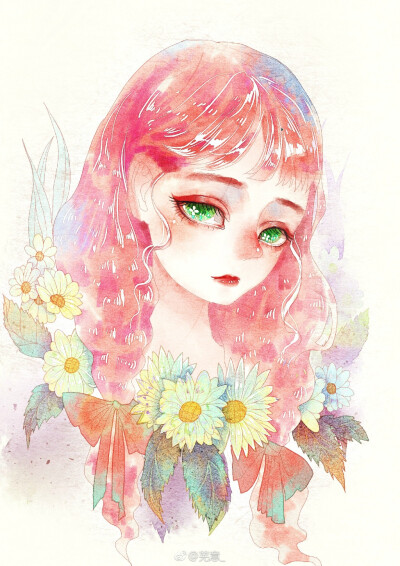 ［画手:芜意_］插画 手绘 唯美 壁纸