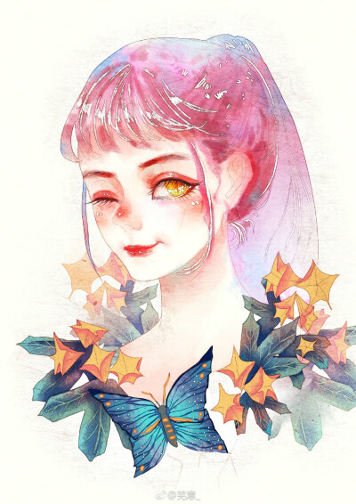 ［画手:芜意_］插画 手绘 唯美 壁纸