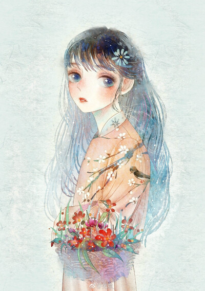 ［画手:芜意_］插画 手绘 唯美 壁纸