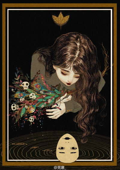 ［画手:芜意_］插画 手绘 唯美 壁纸