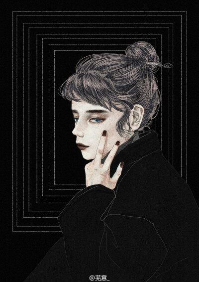 ［画手:芜意_］插画 手绘 唯美 壁纸