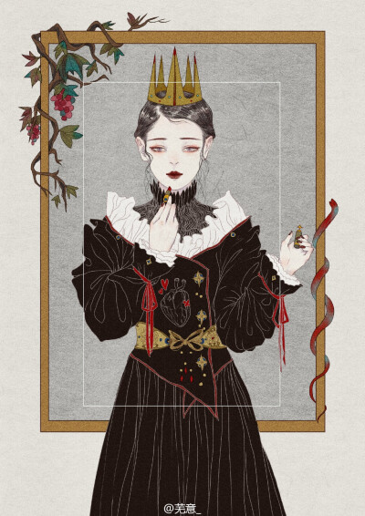 ［画手:芜意_］插画 手绘 唯美 壁纸