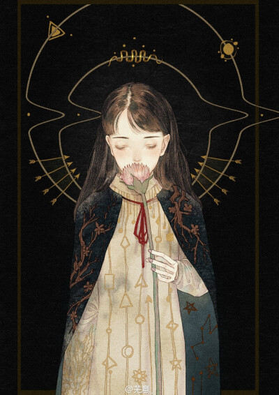 ［画手:芜意_］插画 手绘 唯美 壁纸