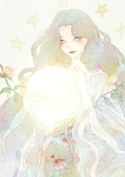 ［画手:芜意_］插画 手绘 唯美 壁纸