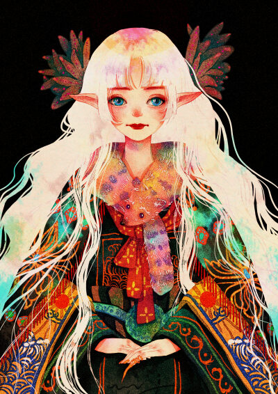 ［画手:芜意_］插画 手绘 唯美 壁纸