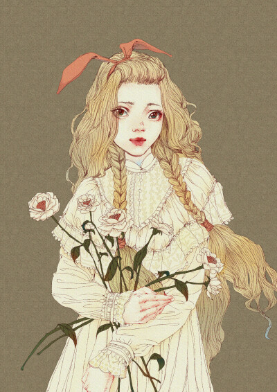 ［画手:芜意_］插画 手绘 唯美 壁纸