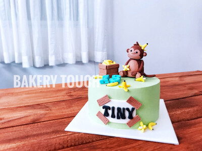 小猴子生日蛋糕