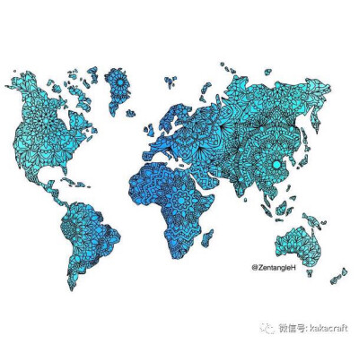 世界禅绕画爱好者的作品 自学用 侵删