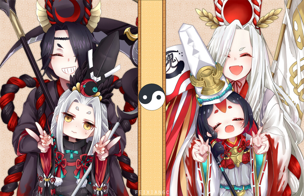 阴阳师手游 出场人物 鬼使黑白 黑白童子
#pixiv#p站#阴阳师手游#网易阴阳师#陰陽師#动漫#二次元#萌#卡哇伊#唯美#温馨#淡#精致#浅色#暖＃插画#萌#动漫#绘画#唯美#萝莉#御姐#酷炫#柔和#美男#正太#小清新#图源于p站商用禁止#要其他图再找我(๑•̀ㅁ•́ฅ