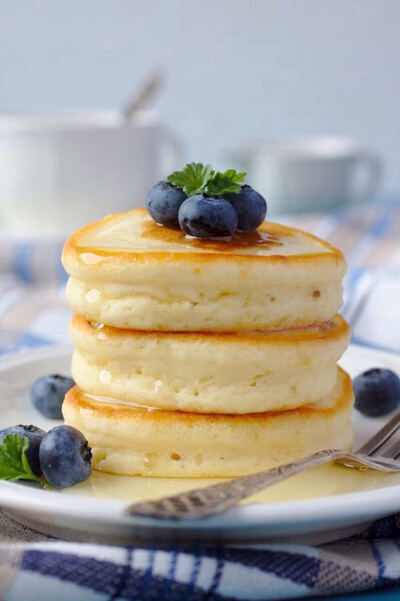 蓝莓pancake~(๑╹ڡ╹)