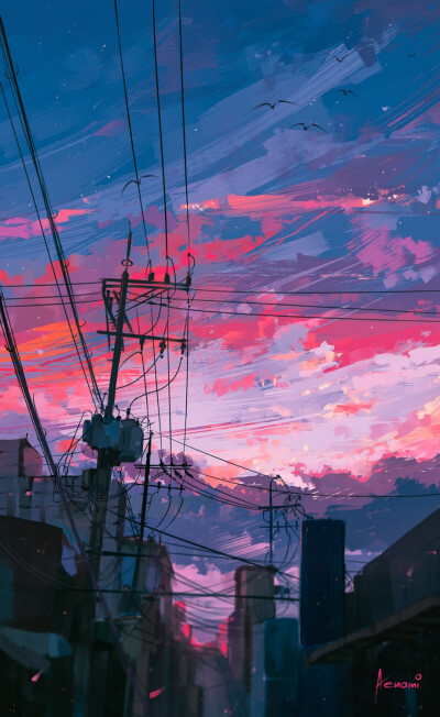 乌克兰插画师Alena Aenami/黄昏