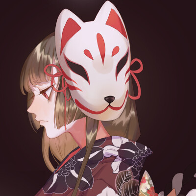 和服:狐面