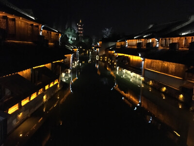 乌镇西栅夜景